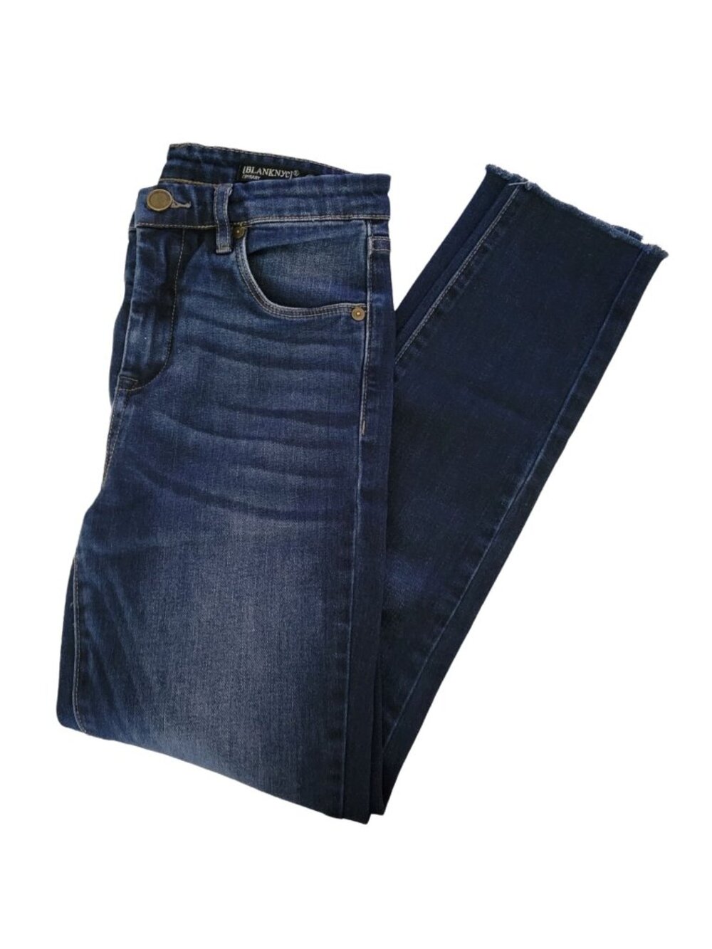 Blank NYC Crybaby Jeans Womens Size 27 Skinny Mid Rise Dark Wash Denim Pants